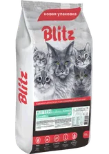 Корм для котят Blitz Sensitive Блиц для чувствительного пищеварения индейка 10 кг сух. мешок**