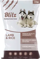 Blitz Sensitive Adult All Breeds Lamb & Rice Блиц для собак всех пород ягненок рис, 15 кг