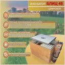 Инкубатор Блиц 48 цифровой коричневый